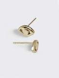 Image Title Tiny dainty small minimalist inclusive Evil Eye Stud Earrings, inspired by Greek culture, in 925 Sterling Silver by Sonia Hou, a celebrity Asian AAPI Chinese demi-fine fashion costume jewelry designer