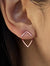 TRILL 2-Way Earring Jackets | 18K Rose Gold Plated Sterling Silver