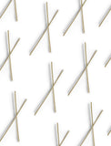Image Title Asian Inspired Chopsticks Minimalist Long Thin Dangle Earrings in 925 Sterling Silver by Sonia Hou, a celebrity AAPI demi-fine jewelry designer