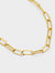 ESSENTIAL Large 15mm Paperclip Chain Necklace | 18K Gold Over Sterling Silver