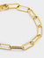 ESSENTIAL Large Paperclip Link Chain Bracelet | 18K Gold Over Sterling Silver