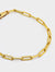 ESSENTIAL Paperclip Link Chain Bracelet | 18K Gold Over Sterling Silver