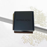 Black matte jewelry box by Sonia Hou jewelry