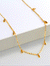 RICE Bead Thin Chain Strand Necklace | 18K Gold Over Sterling Silver