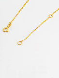 Image Title Inclusive Asian inspired thin Rice bead minimalist chain layering stacking necklace in 18K gold vermeil with a 925 sterling silver base by Sonia Hou, a celebrity Chinese AAPI demi-fine jewelry designer