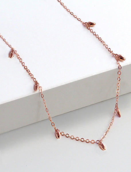 Cable Chain Simple Necklaces for Women, Thin Gold Necklace Silver or Rose,  Dainty Necklace, Long Necklace, Gold Chain the Silver Wren -  Denmark