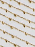 Image Title Inclusive Asian inspired thin Rice bead minimalist chain layering stacking necklace in 925 sterling silver base by Sonia Hou, a celebrity Chinese AAPI demi-fine jewelry designer