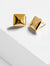 SQUARE Stud Earrings | 18K Gold Over Sterling Silver