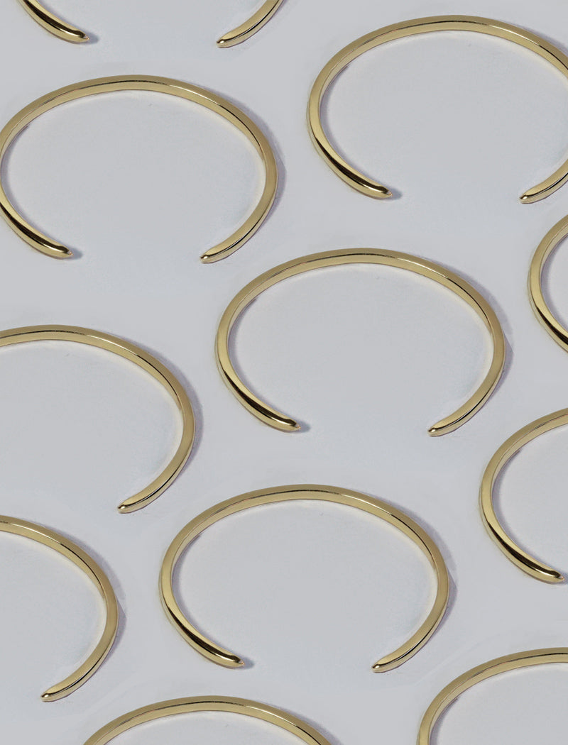 Image Title Adjustable minimalist simple Success Thin Cuff Chunky Bold Layering Stacking Statement 2 Way convertible Bangle Cuff Open Bracelet in 925 sterling silver by Sonia Hou, a celebrity AAPI Chinese demi-fine fashion costume jewelry designer