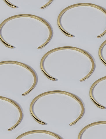 Image Title Adjustable minimalist simple Success Thin Cuff Chunky Bold Layering Stacking Statement 2 Way convertible Bangle Cuff Open Bracelet in 925 sterling silver by Sonia Hou, a celebrity AAPI Chinese demi-fine fashion costume jewelry designer