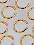Image Title Adjustable minimalist Success Simple Midi Thick Chunky Thin Bold Layering Stacking Statement 2 Way Convertible Band Open Ring in 18K Rose Gold Vermeil with 925 sterling silver base by Sonia Hou, a celebrity AAPI Chinese demi-fine fashion costume jewelry designer