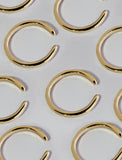 Image Title Adjustable minimalist Success Simple Midi Thick Chunky Thin Bold Layering Stacking Statement 2 Way Convertible Band Open Ring in 925 sterling silver by Sonia Hou, a celebrity AAPI Chinese demi-fine fashion costume jewelry designer