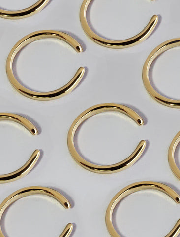 Image Title Adjustable minimalist Success Simple Midi Thick Chunky Thin Bold Layering Stacking Statement 2 Way Convertible Band Open Ring in 925 sterling silver by Sonia Hou, a celebrity AAPI Chinese demi-fine fashion costume jewelry designer