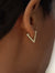ACHIEVE Triangle Huggies Earrings | Sterling Silver