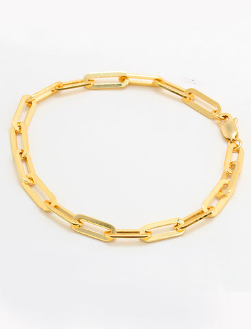 ESSENTIAL Medium Link Chain Stainless Steel Bracelet | Waterproof