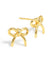 HOLIDAY COQUETTE BOW Stud Earrings | 18K Gold Over Sterling Silver