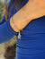 ITALIAN HAND Gold Charm Medium Paperclip Link Chain Bracelet | Waterproof