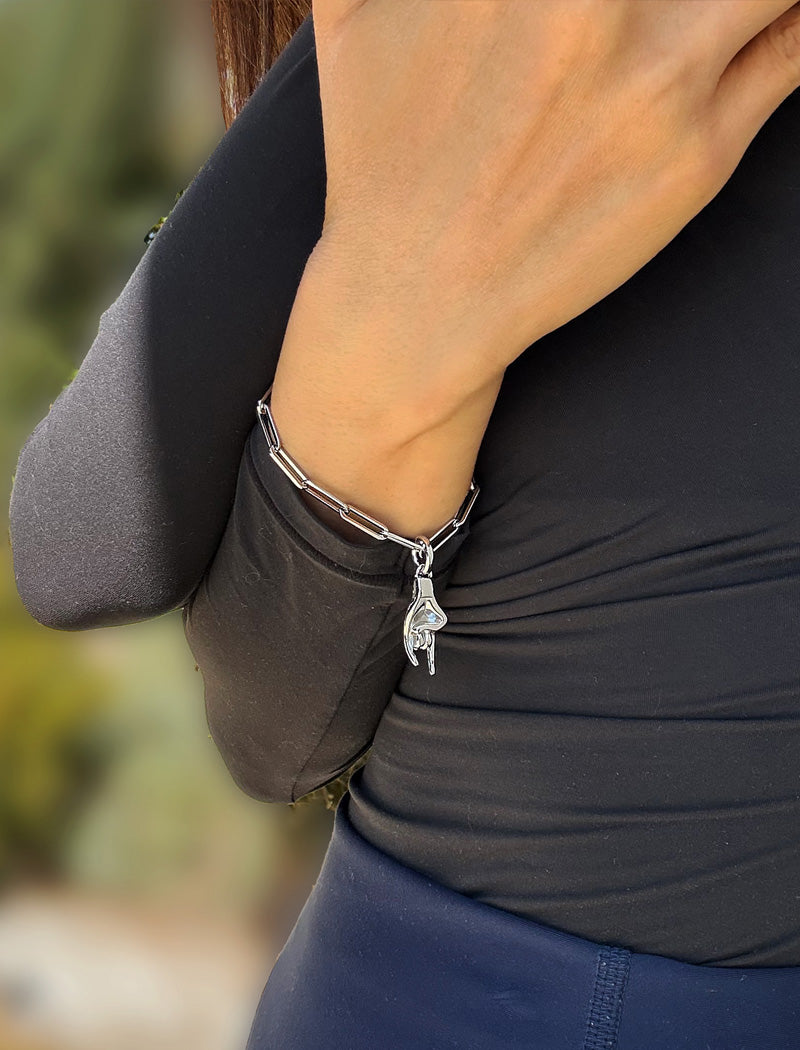 ITALIAN HAND Bracelet Charm Only