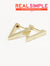 ACHIEVE Triangle Huggies | Sterling Silver