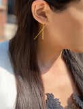 Crazy Asian Collection by Sonia Hou Jewelry featuring Chopstick earrings in 18K Gold Vermeil