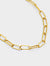 ESSENTIAL LARGE 15MM PAPERCLIP CHAIN NECKLACE | 18K GOLD OVER STERLING SILVER
