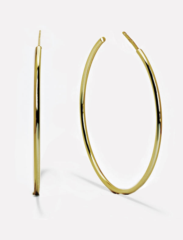 PERFECT HOOPS IN STERLING SILVER