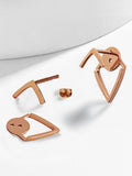 TRILL 2-Way Convertible 18K Vermeil Rose Gold Ear Jackets by SONIA HOU Jewelry