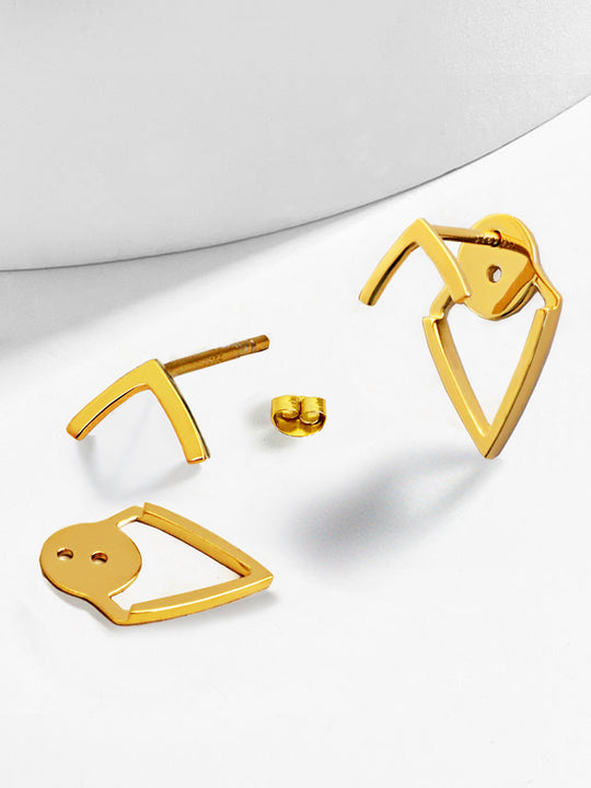TRILL 18K Vermeil Gold Wishbone Earrings by SONIA HOU Jewelry