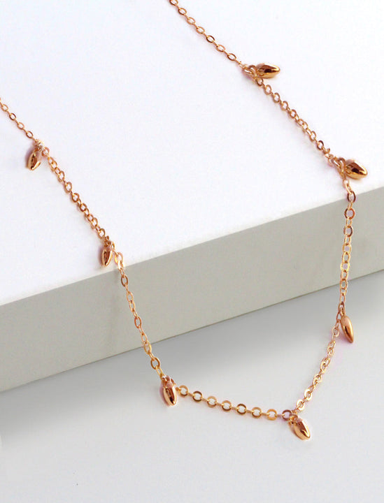 Women's chain necklaces, Thick & thin chains