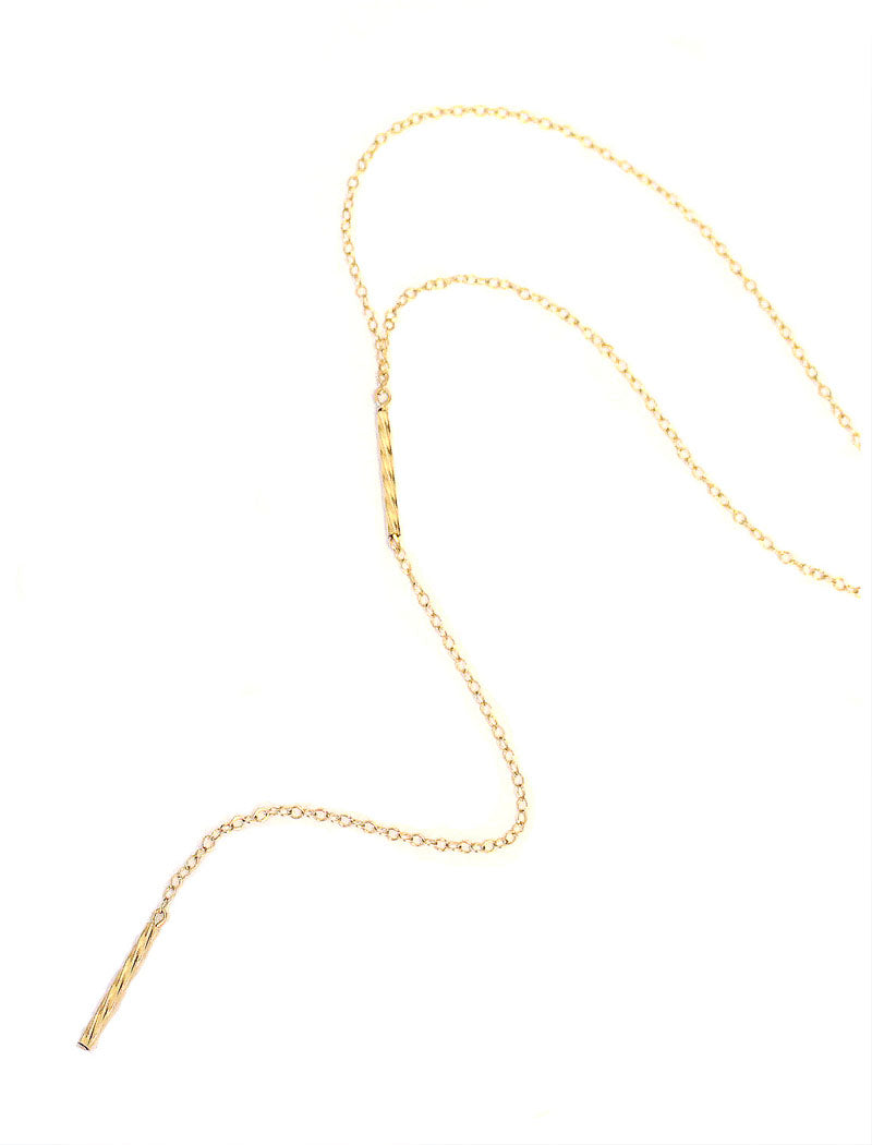 14K Gold Filled Y Necklace For Women by SONIA HOU Jewelry